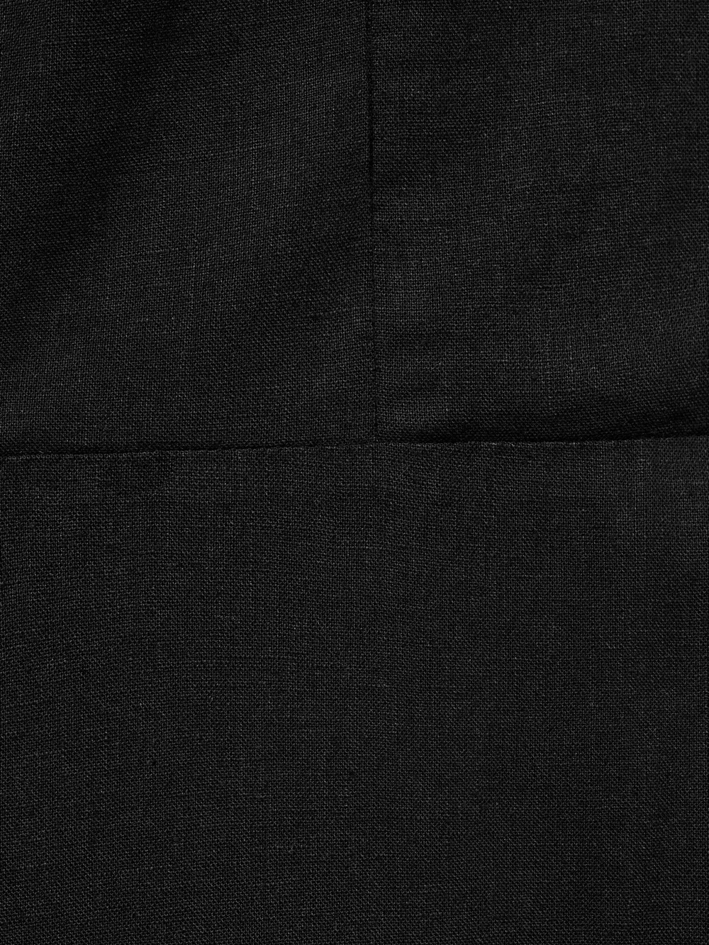 Mango Black straight fit linen jumpsuit NWT